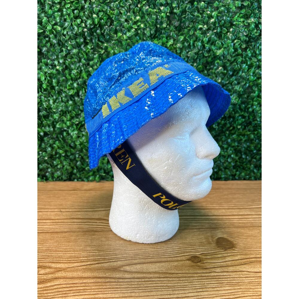 IKEA Bag KNORVA Bucket Hat Blue Bag Material Summer Festival Sun Beach Cap